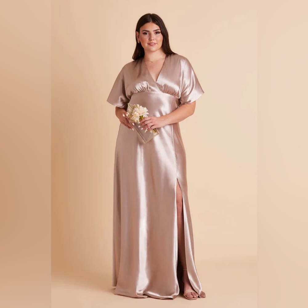 BIRDY GREY JESSE SHINY SATIN DRESS